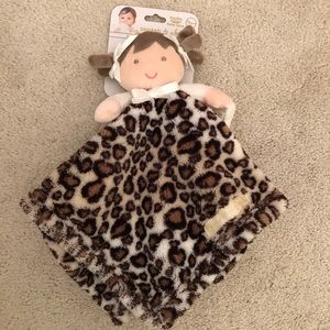 Lovie with pacifier holder